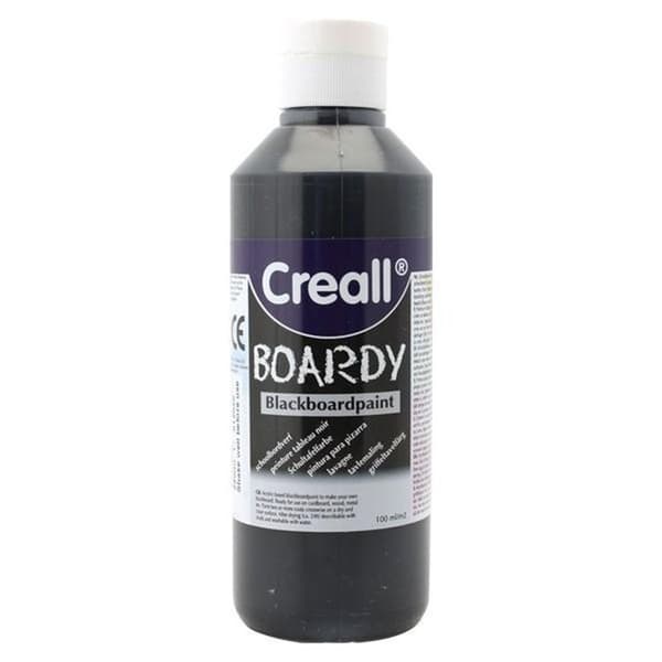 Tavelfärg - CREALL - 34004 - Flaska 250ml - Färg Svart - Matt finish