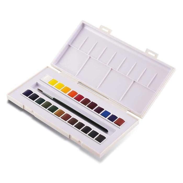 Akvarelllåda-extra fin La petite Aquarelle 24 1/2 pannor - Sennelier