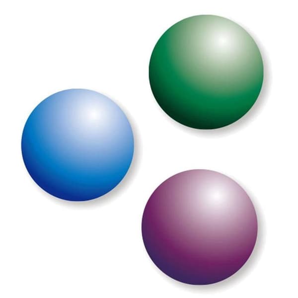 3 målat glaseffekt vattenbaserade färger - 25 ml - blå-lila-grön