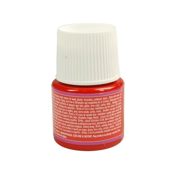 Akrylfärg - PEBEO - Deco - Blank Röd - 45 ml - Blank