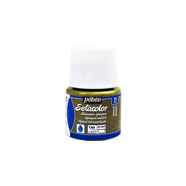 Tygfärg - Pébéo - Setacolor opak brons moire - 45 ml - Satin - Iriserande