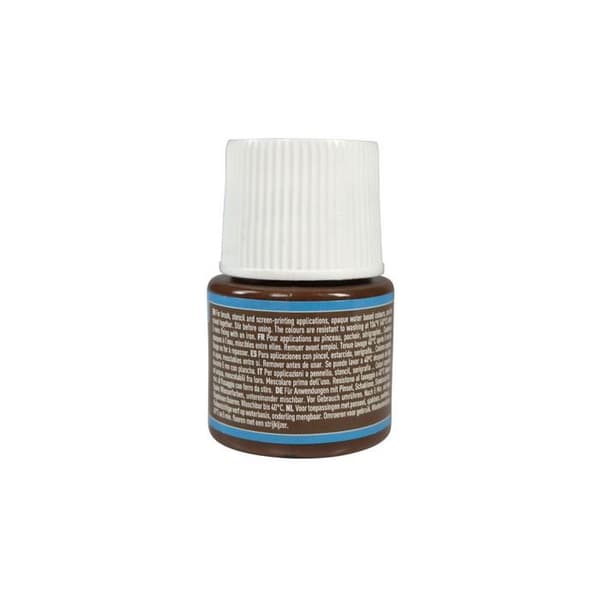 Tygfärg - PéBéo - Setacolor opaque - Choklad - 45 ml - Blandat
