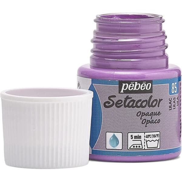 Tygfärg - PéBéo - Opak Setacolor - Lila - 45 ml - Tvättbeständig