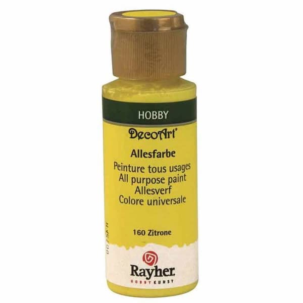 Akrylfärg - DECOART - Guldgult - 59 ml - Ljusbeständig - Allt bruk