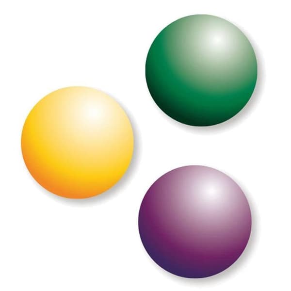 3 målat glaseffekt vattenbaserade färger - 25 ml - gul-lila-grön