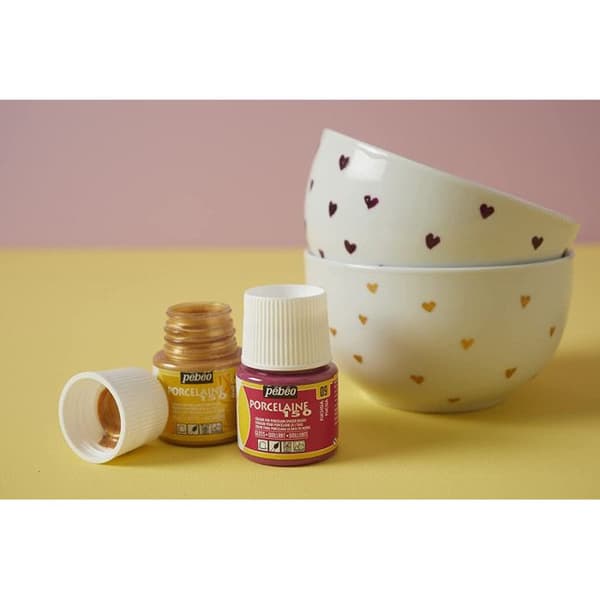 Porslinsfärg - Pébéo - Parma - 150°C - 45 ml - Tål diskmaskin
