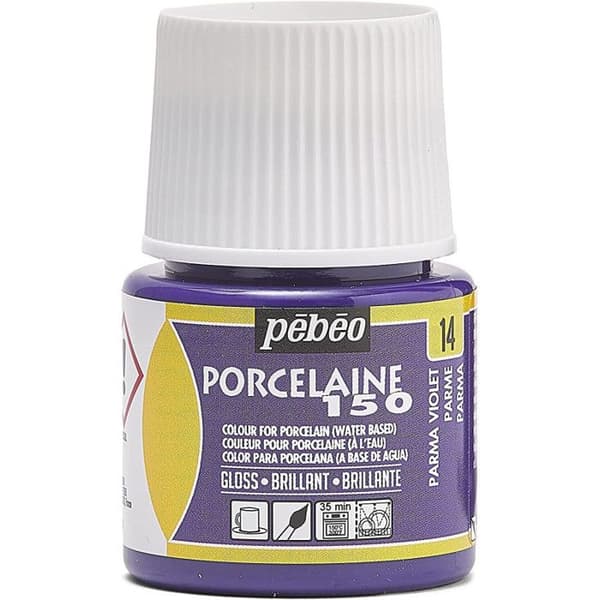 Porslinsfärg - Pébéo - Parma - 150°C - 45 ml - Tål diskmaskin