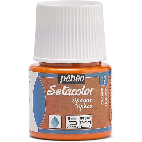 Tygfärg - PéBéo - Setacolor opak - Orange - 45 ml - Multimaterial