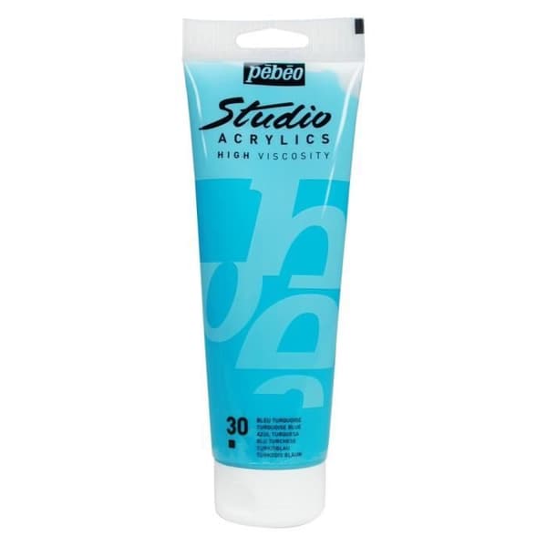 PEBEO Acrylic Studio 250ml Turkosblå