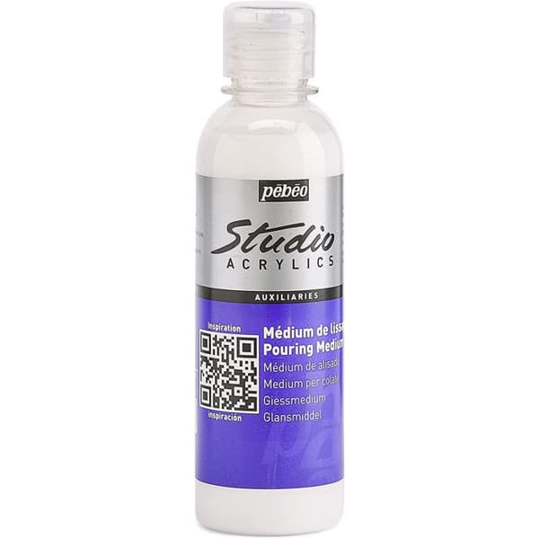 Mjukgörande medel - Studio Acrylics - 250ml - Transparent - Glänsande - Professionell
