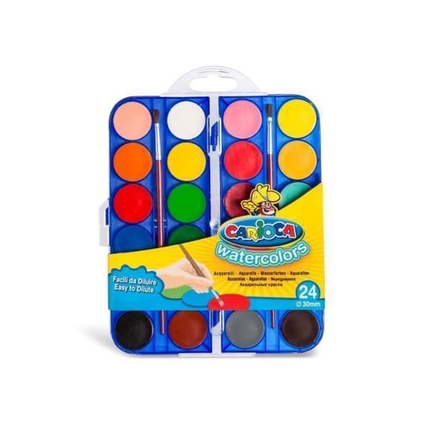 Carioca Watercolors, 32 cm, 37 cm, 24 cm, 15,3 kg, 72 st, 6 st.