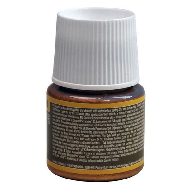 Flacon Peinture P150 - MARKE - 45 ml - Färg Guld - Diskmaskinssäker - Ugn 150°C