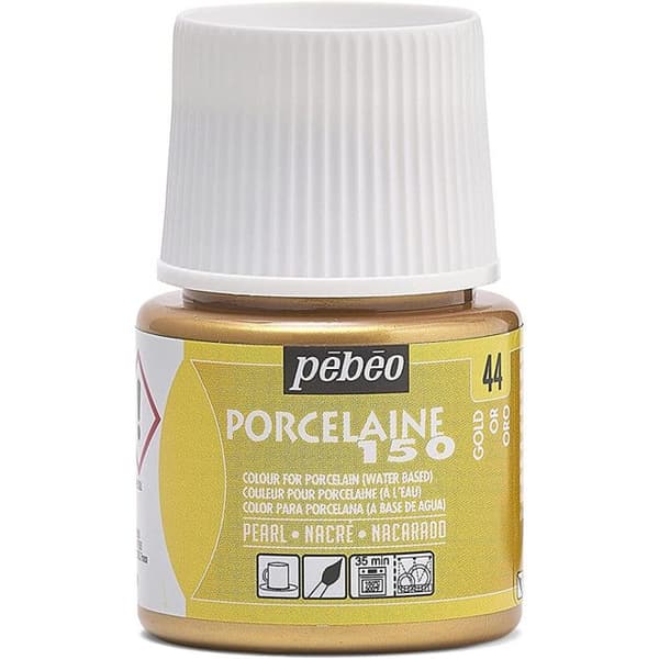 Flacon Peinture P150 - MARKE - 45 ml - Färg Guld - Diskmaskinssäker - Ugn 150°C