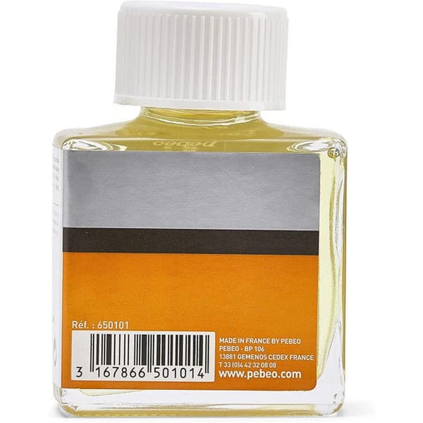 Hjälpmålarfärg för olja - PEBEO - Raffinerad transparent lin - 75 ml - Transparent - Avancerad
