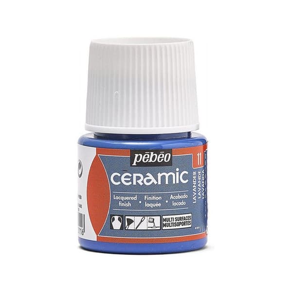 Inledningsskrin - Pébéo - Keramikfärg - 6 burkar à 20 ml - Blandat - Vuxen
