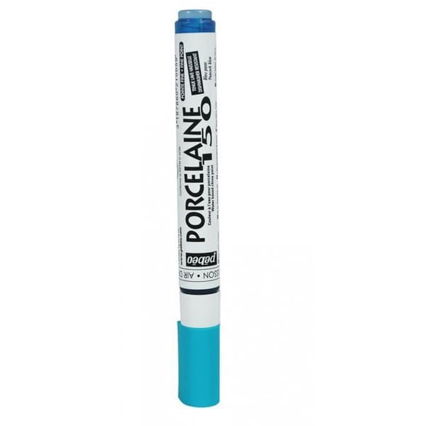 Porcelain pen - PEBEO - P150 - Fin spets - Påfågelblå - Professionell