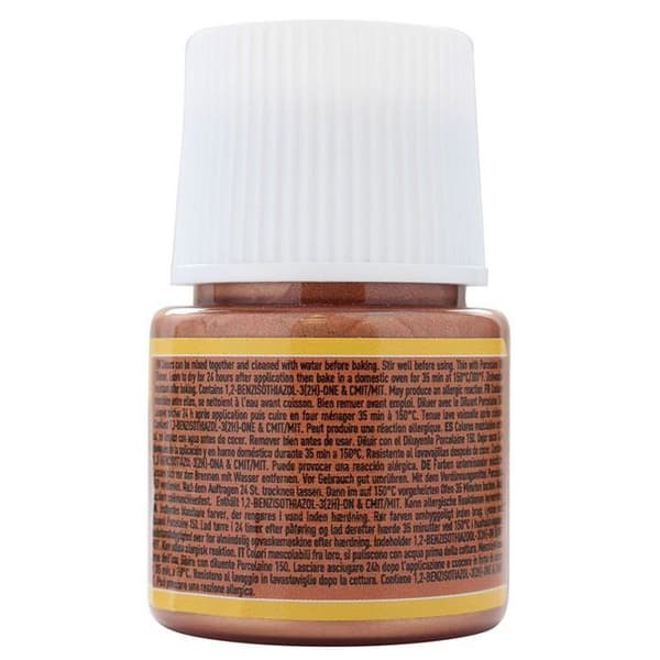 Porcelainmålning - Pébéo - P150 - Glanseffekt - 45 ml - Roséguld