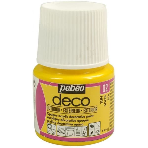 Multi-Surface Exteriör Akrylfärg - Gul - 45ml