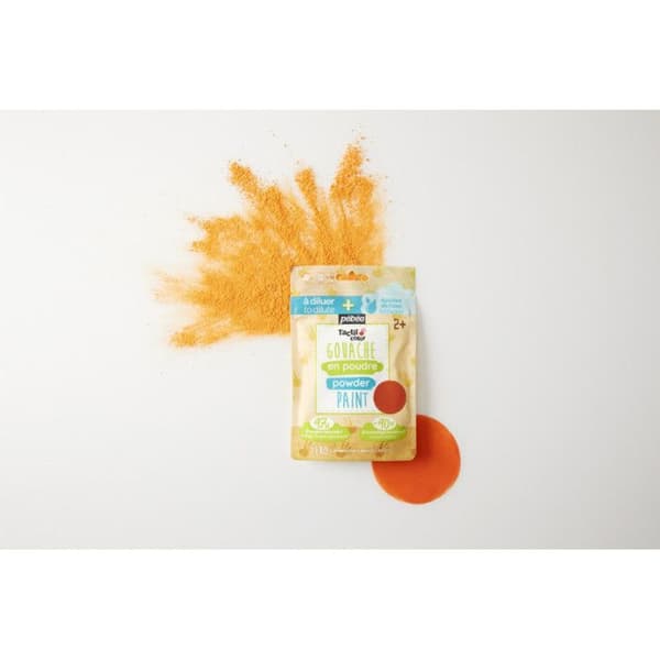 Sachet Gouache pulver 100g Apelsin