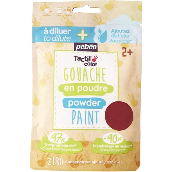 Pulvergouache - PEBEO - Brun - För barn från 2 år