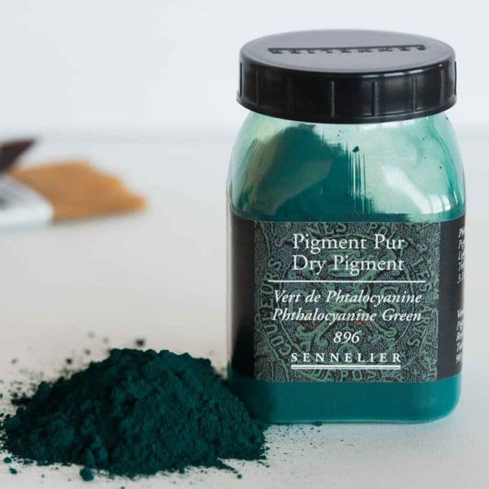 Pigment för färgskapande - 90 g burk - Phthalocyanine Green