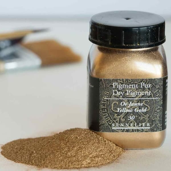 Pigment för färgskapande - 90 g burk - Guld