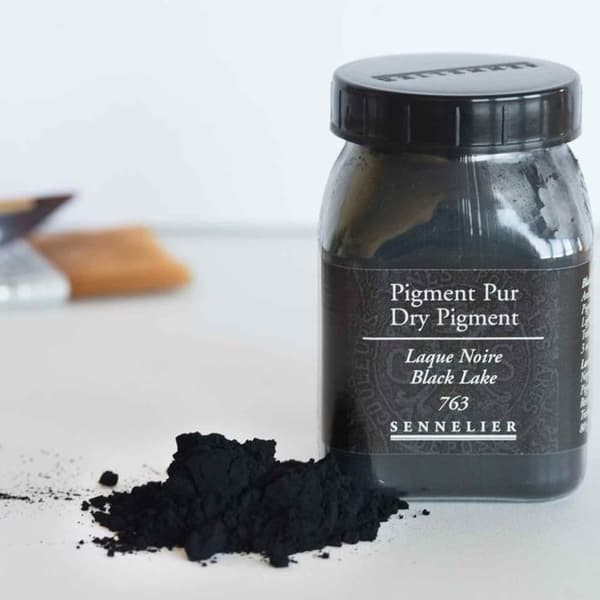 Pigment för färgskapande - 80 g burk - Svart lack