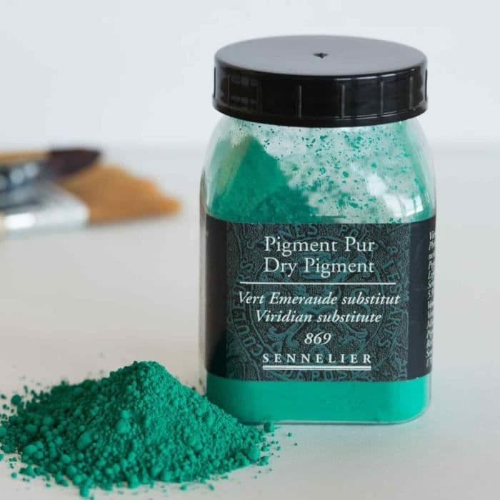 Pigment för färgskapande - 170 g burk - Ersätt smaragdgrönt