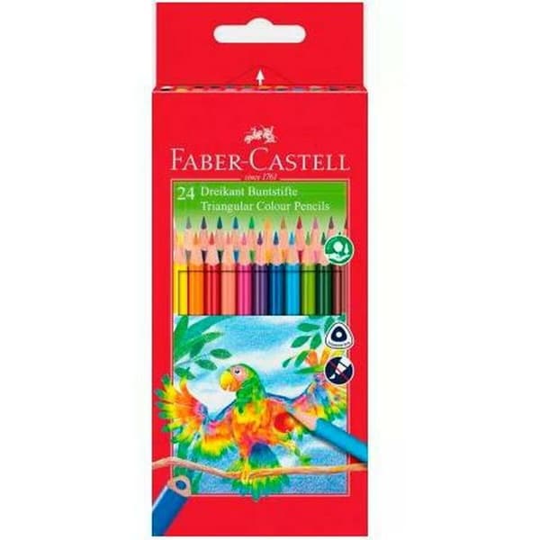 Färgpennor Faber-Castell Multicolour 6 Delar
