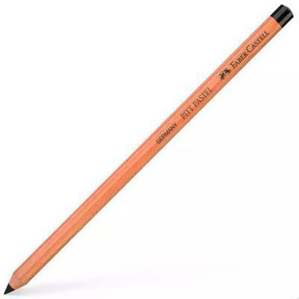 Farveblyanter Faber-Castell Pitt Pastell Sort 6 Dele