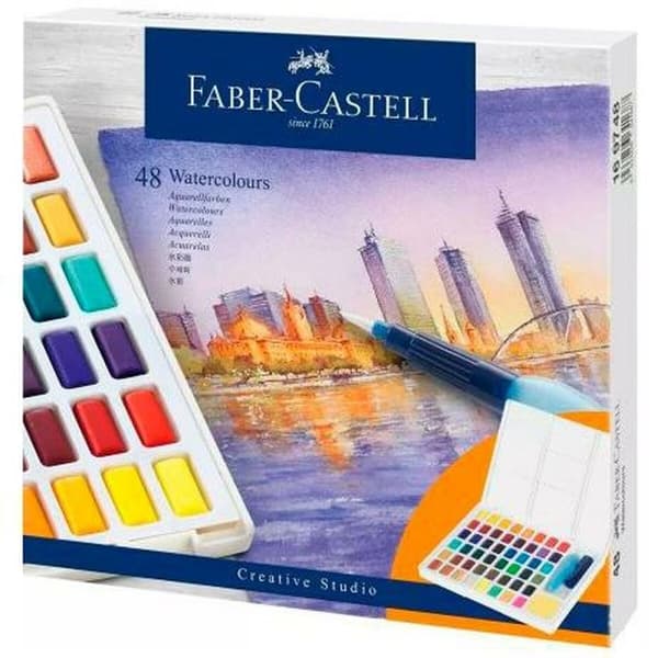 Vesivärimaalaussetti Faber-Castell Creative Studio (8 osaa)