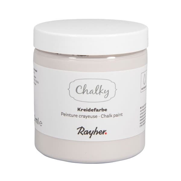 Ljusgrå Chalk Paint - Chalky Finish - 230 ml