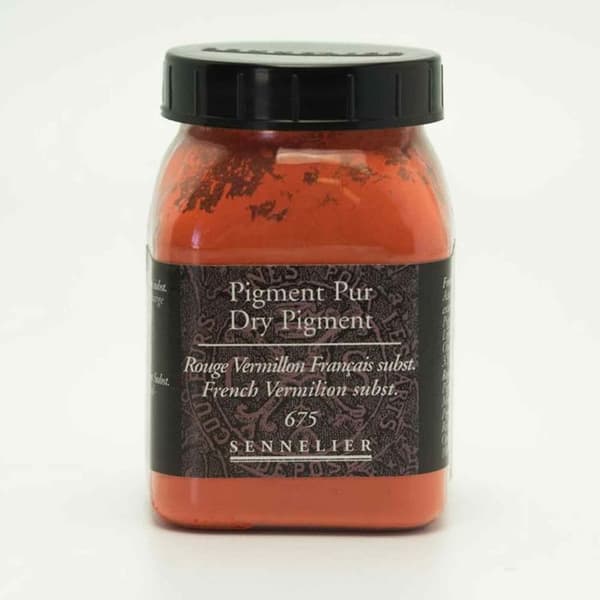 Pigment för färgskapande - 100 g burk - Ersätt fransk vermilionröd