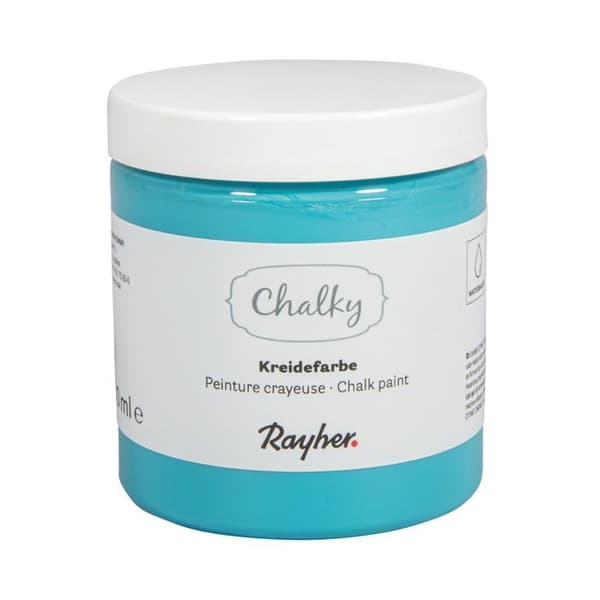 Grön-blå Chalk Paint - Chalky Finish - 230 ml