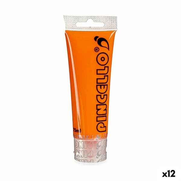 Akryylimaali Pincello AC75-8 Oranssi 75 ml (12 osaa)