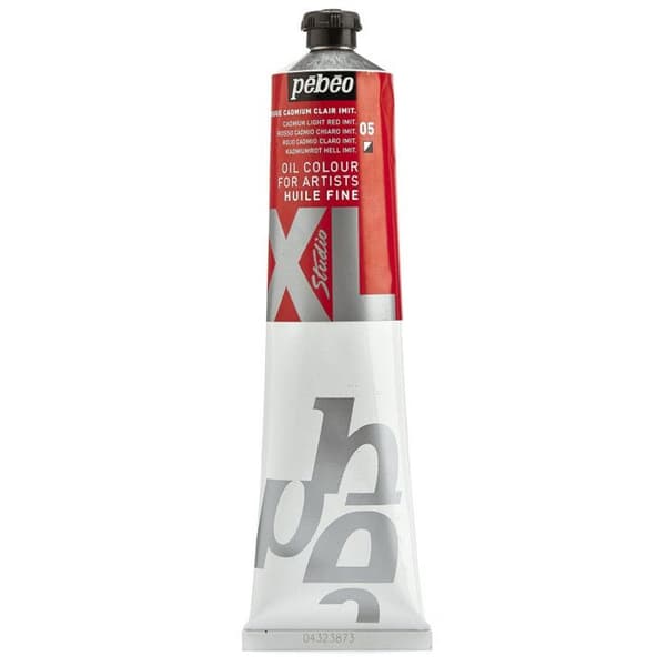 Oljefärg - Pébéo - Studio XL - Ljus kadmiumröd imitation - 200 ml - Snabbtorkande