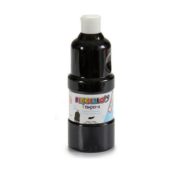 Tempera Sort 400 ml (6 enheder)
