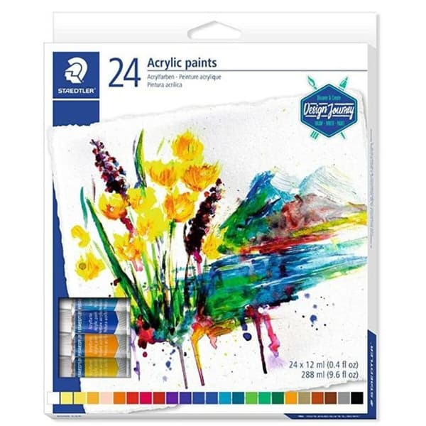 Akrylmaling Staedtler Sæt 6 Dele 12 ml
