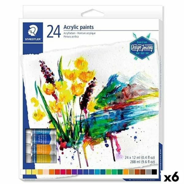 Akrylmaling Staedtler Sæt 6 Dele 12 ml