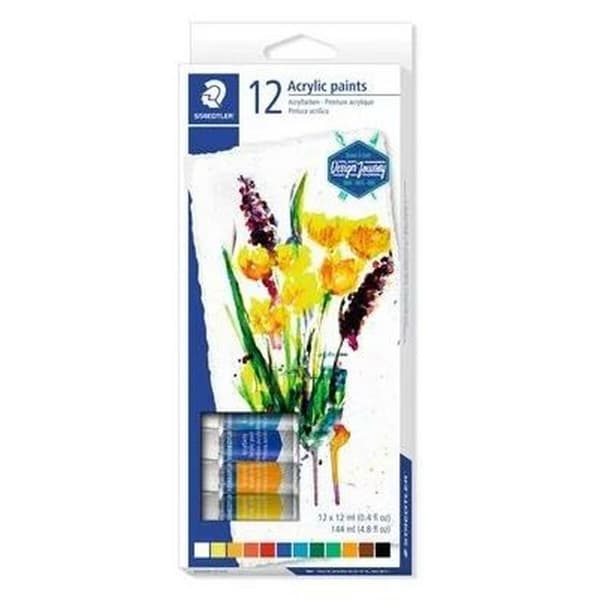 Akrylmaling Staedtler Sæt 6 Dele 12 ml