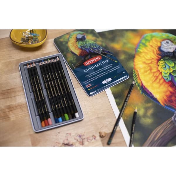 Farveblyanter DERWENT Chromaflow Multifarvet
