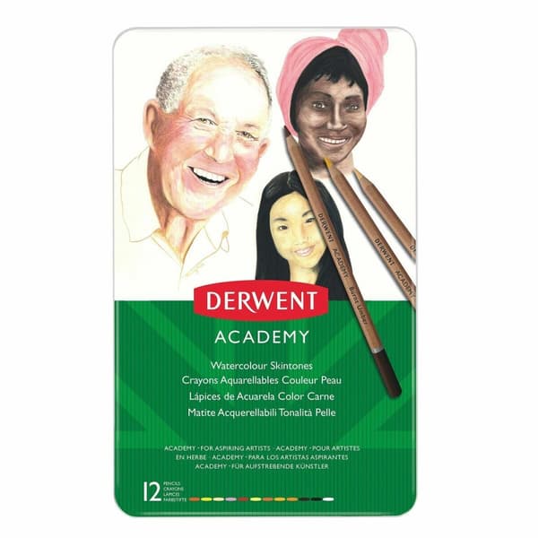 Blyanter DERWENT Academy 12 enheder Multifarvet