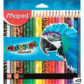 Miniatyrbillede 1 af 2: Farveblyanter Maped Animals Color' Peps Multifarvet 24 Dele (12 enheder)