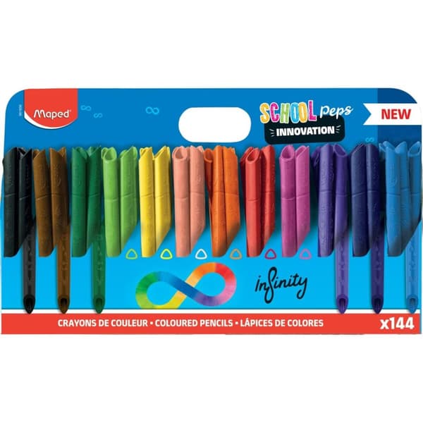 Farveblyanter Maped Infinity 144 Dele Multifarvet