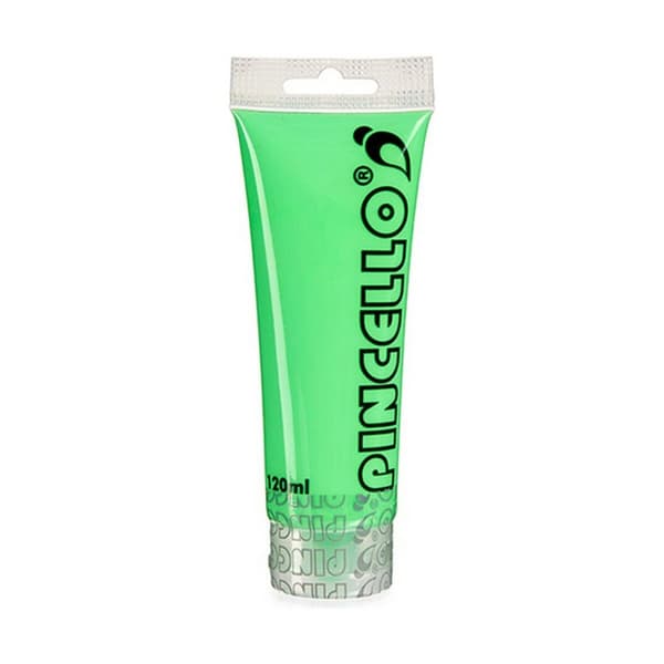 Akrylmaling Neon Grøn 120 ml (12 enheder)