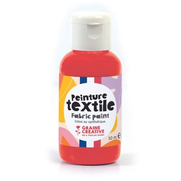 Textilfärg 50 ml - röd