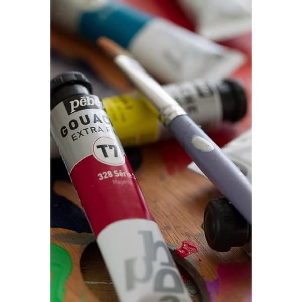 Tube 20ml Gouachefärg T7 extra fin TITANIUM WHITE