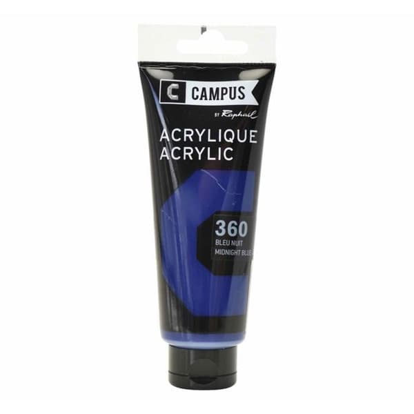 Akrylfärg 100 ml - Midnattsblå n°360