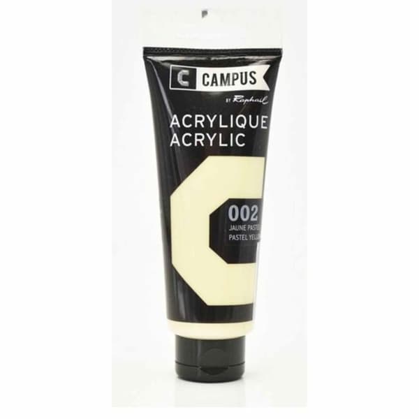 Akrylfärg 100 ml - Pastellgul n°002