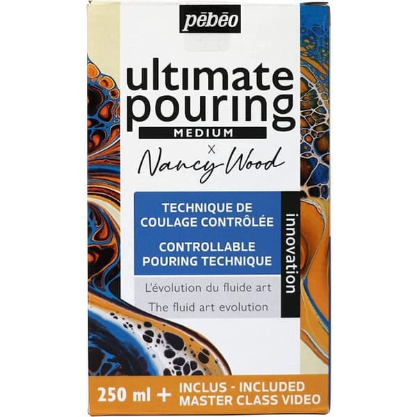 Coffret - Pébéo - Ultimate Pouring Médium - 250 ml - Inkluderar: katalysator och Master Class